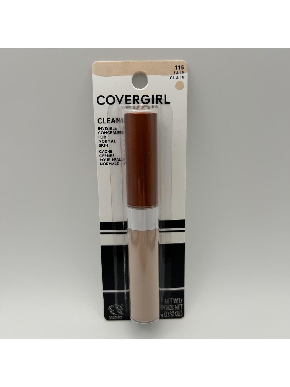 Covergirl Clear Invisible Concealer 115 Fair For Normal Skin 0.32oz